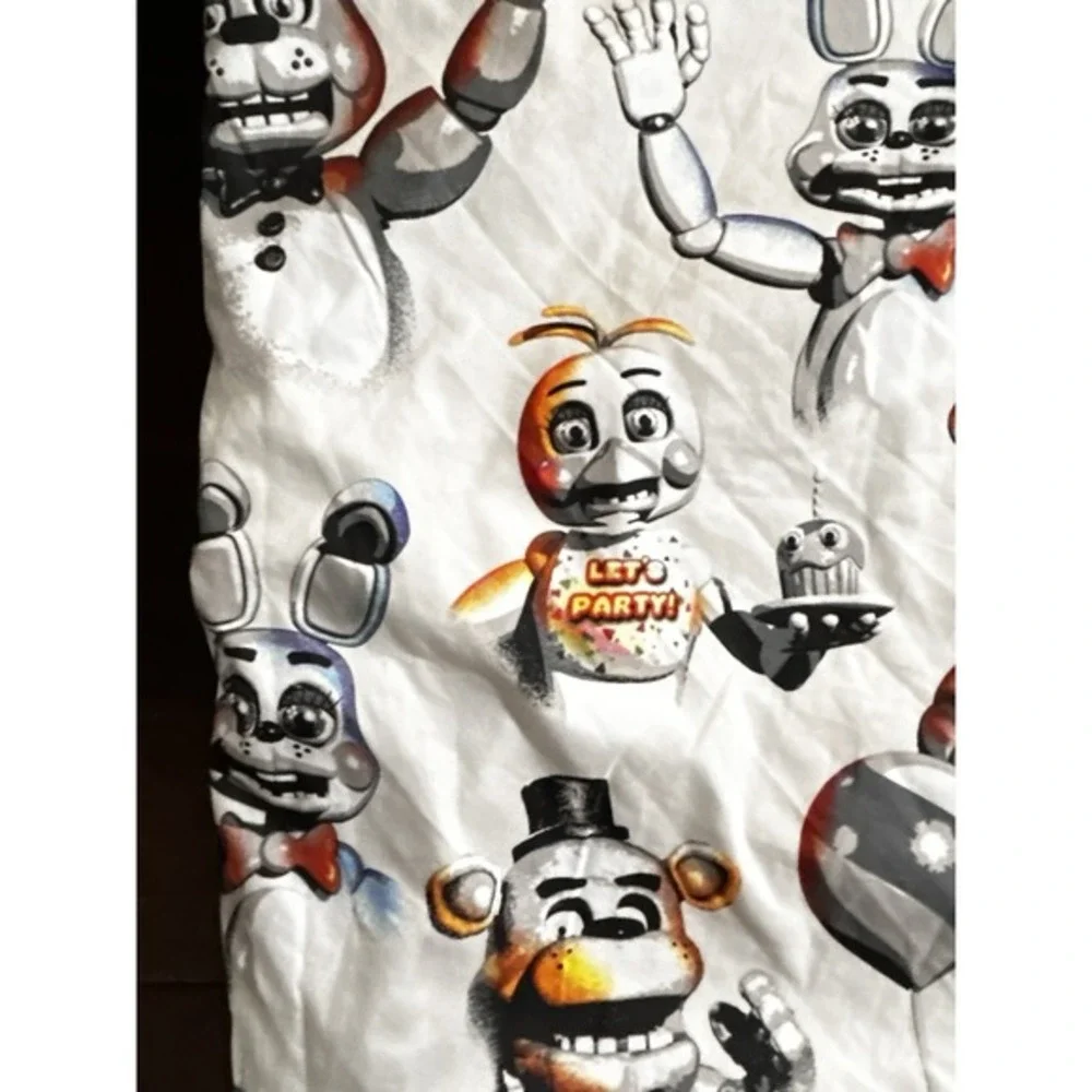 five nights‎ at freddys Flat Sheet Twin Size White
